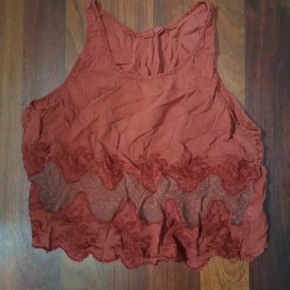 Melrose and Market Tank Top with Lace - Picture 1 of 1