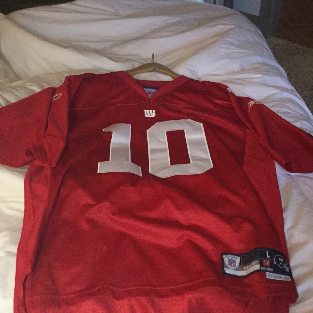 Authentic NY Giants Jersey. Large  Eli Manning