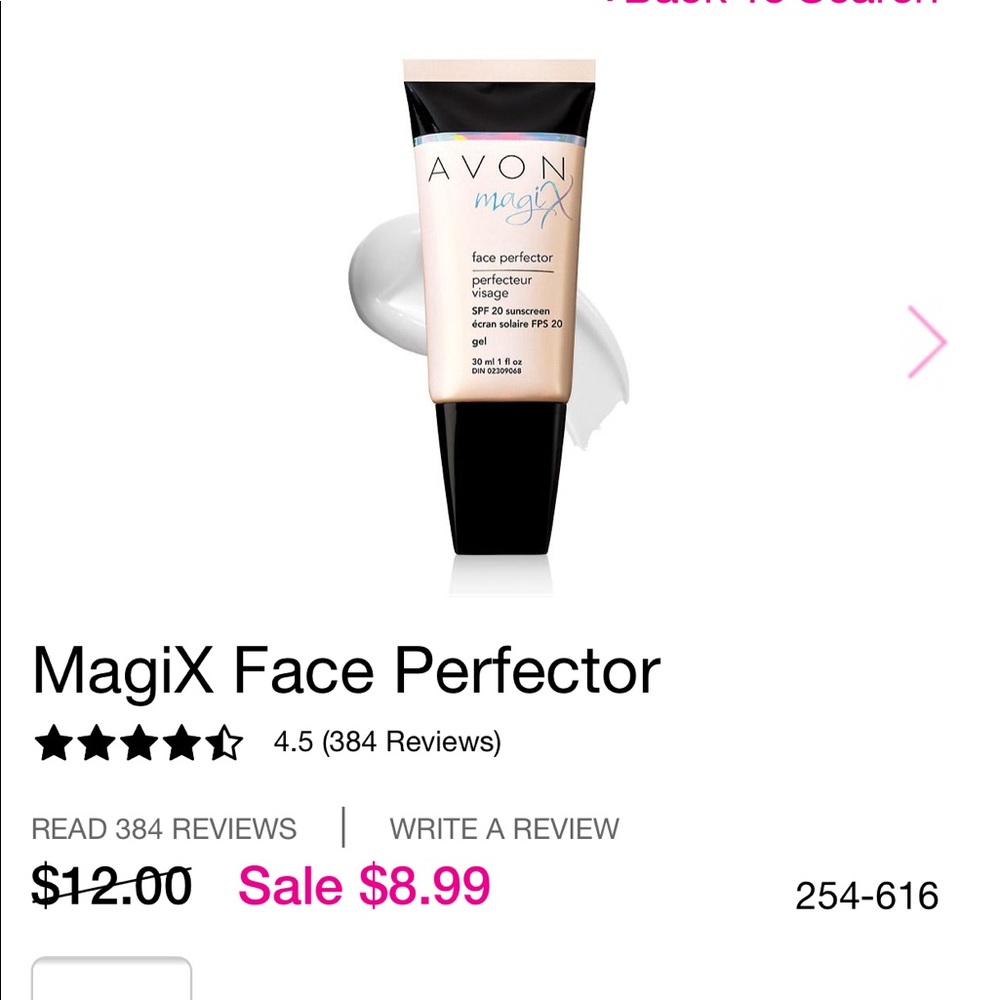 Avon face perfector!