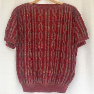 *FINAL SALE* Vintage Short Sleeved Sweater