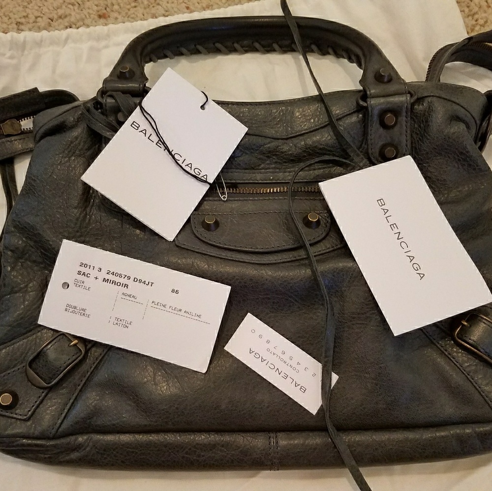 Balenciaga "First" Classique Motorcycle Bag