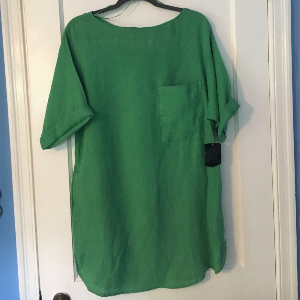Zara Linen Shift Dress