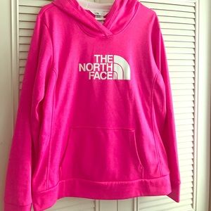 Hot Pink North Face Hoodie