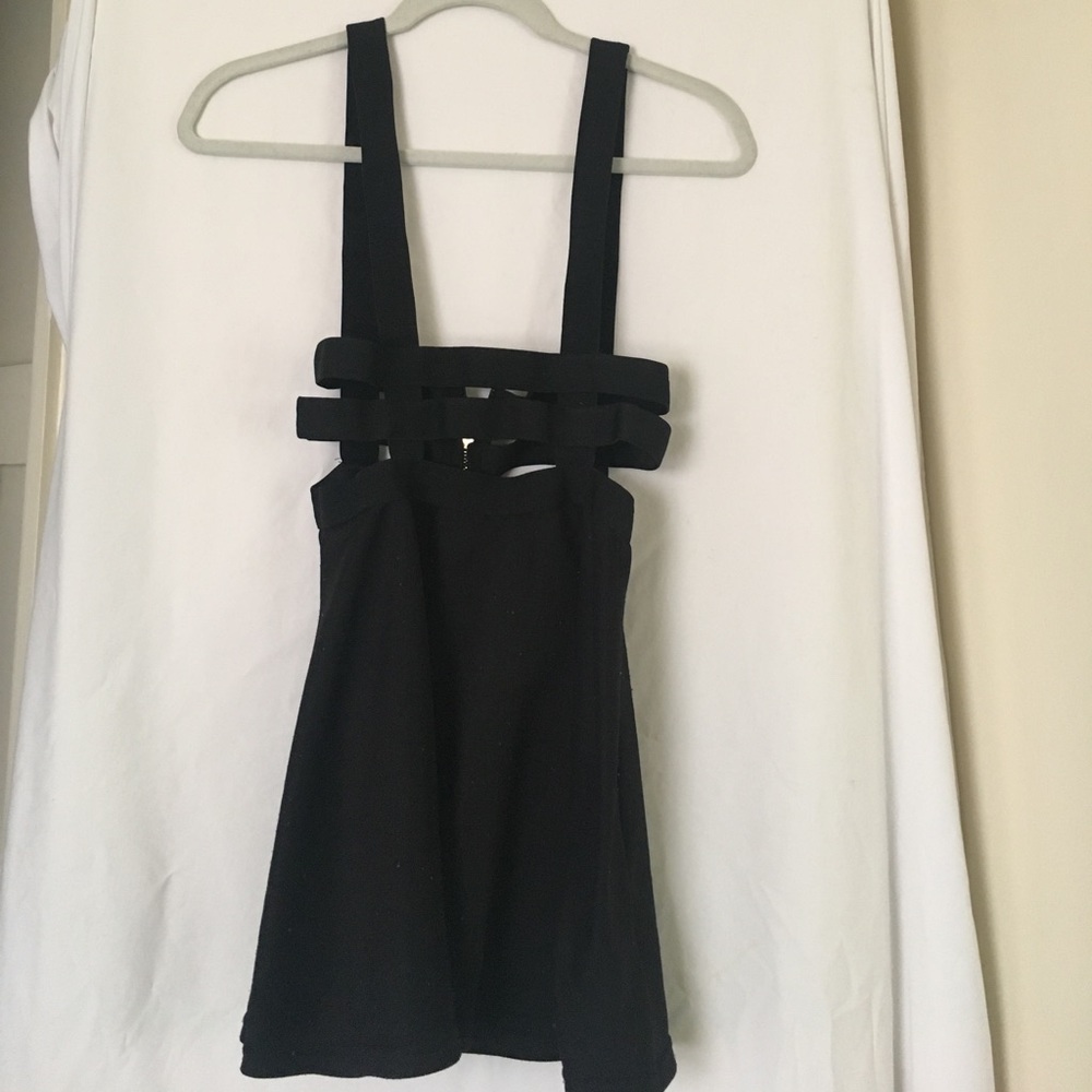 Black Suspender Dress