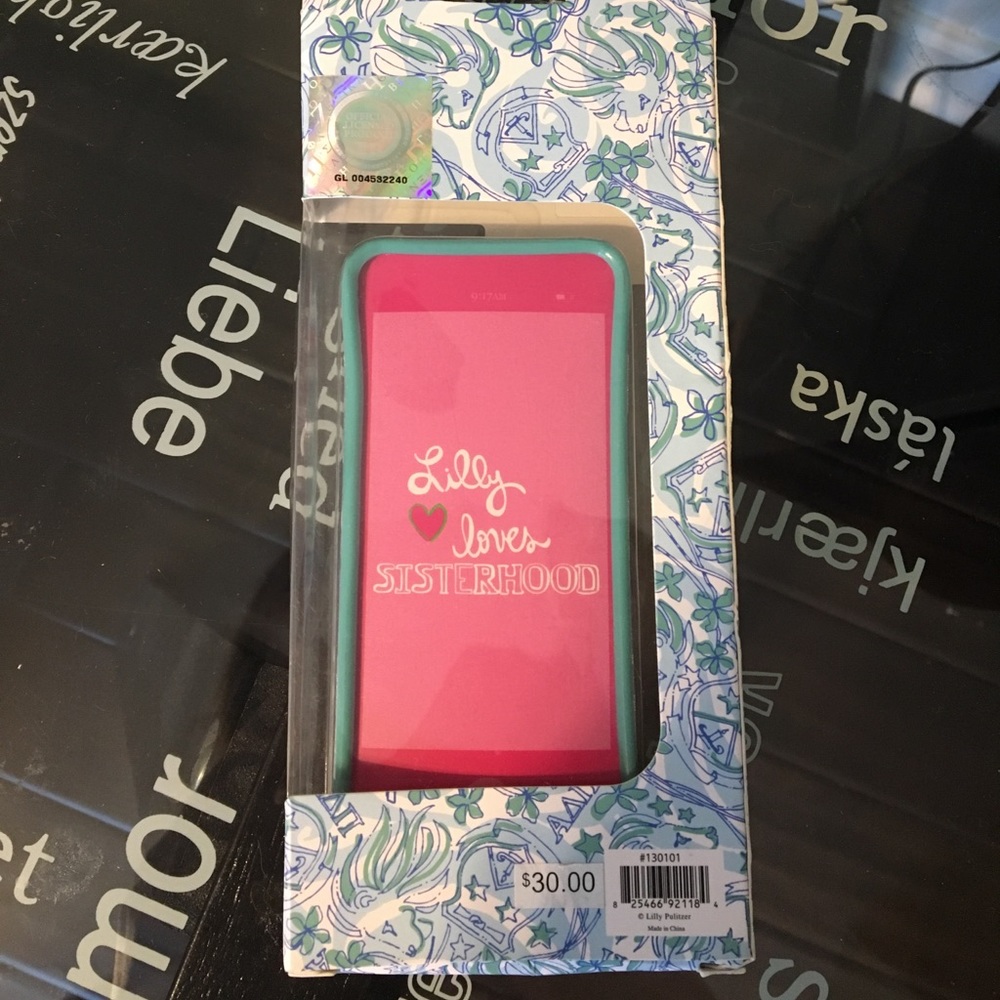 iPhone 5 alpha delta pi Lilly Pulitzer case NWT