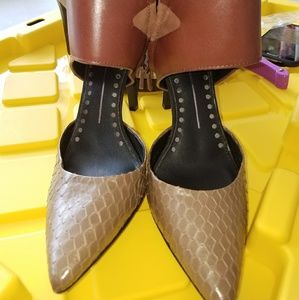 Leather Bootie Heels