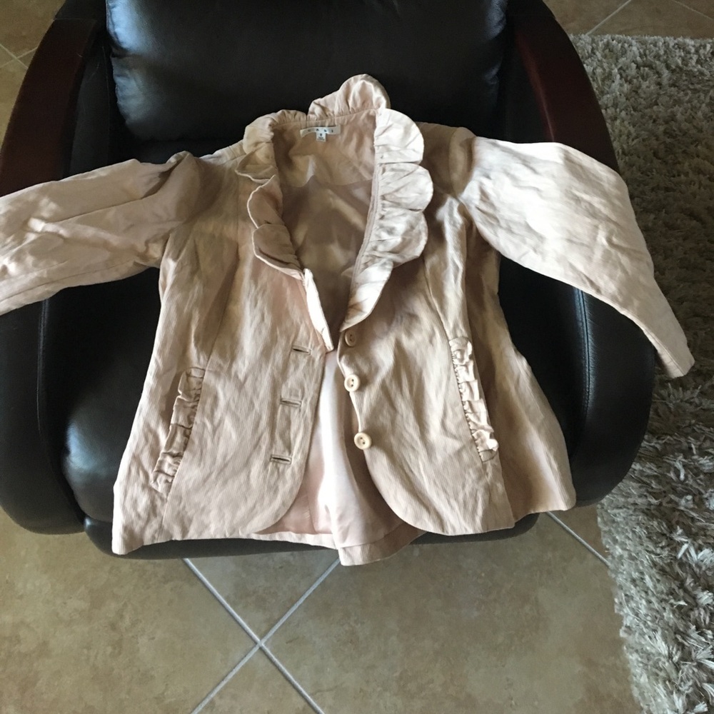 Blazer, wrinkled look