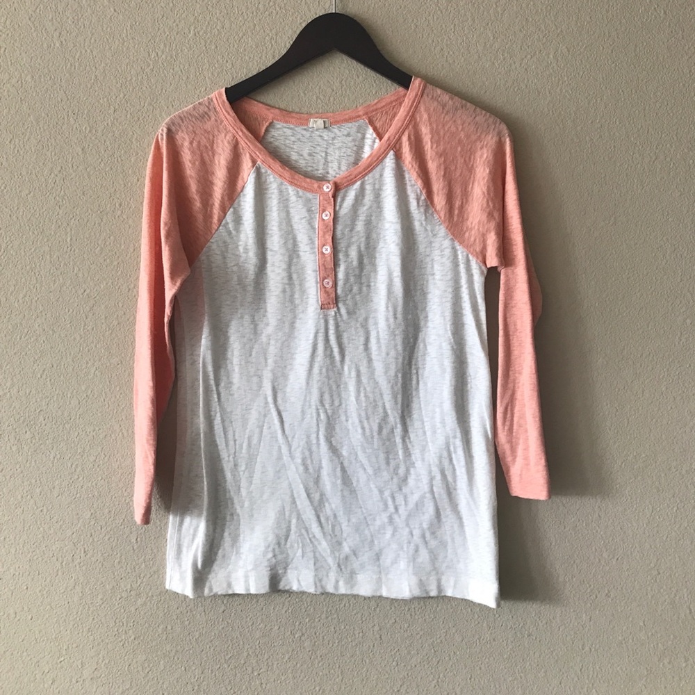 J. Crew 3/4 Sleeve Tee