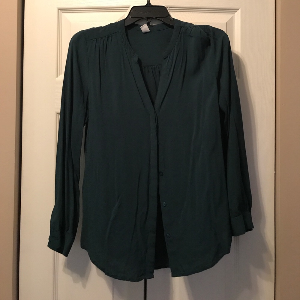 Dark Green Top