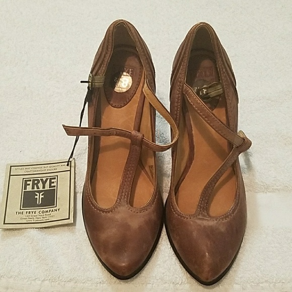 Frye Shoes - NWT Frye T Strap heels