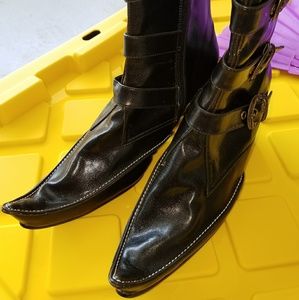 Unique leather boots