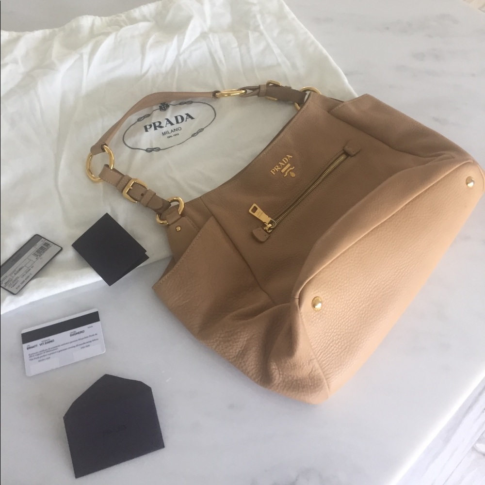 Prada one shoulder strap handbag