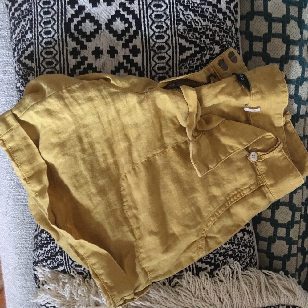 J Crew Linen Shorts