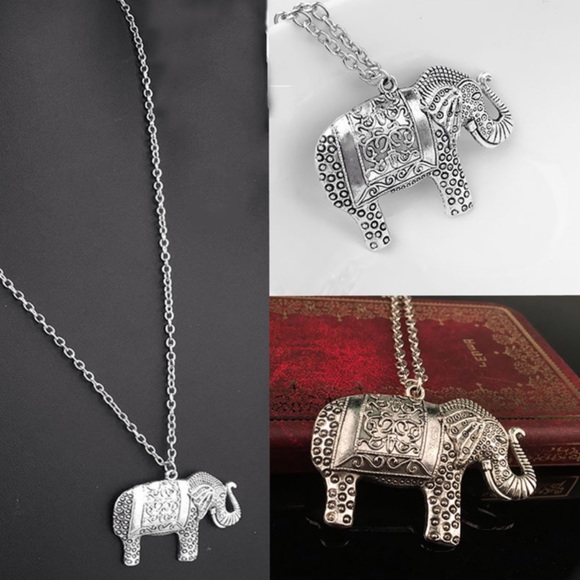 Elephant Sweater Necklace - Picture 5 of 5