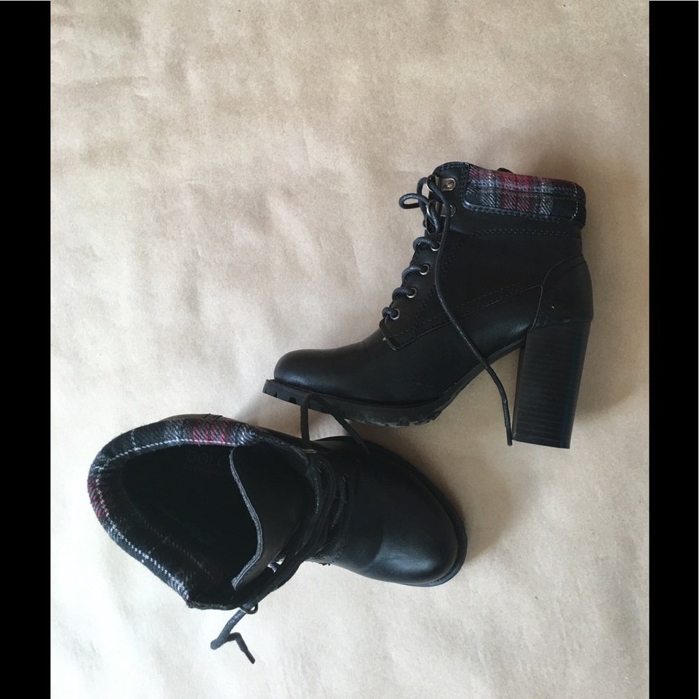 Black Booties with Heel