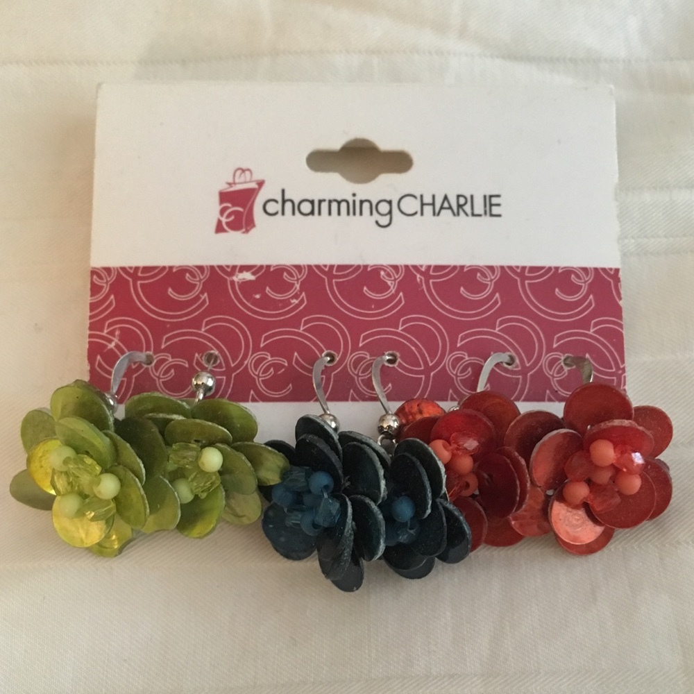 Charming Charlie Flower Earring Pack!