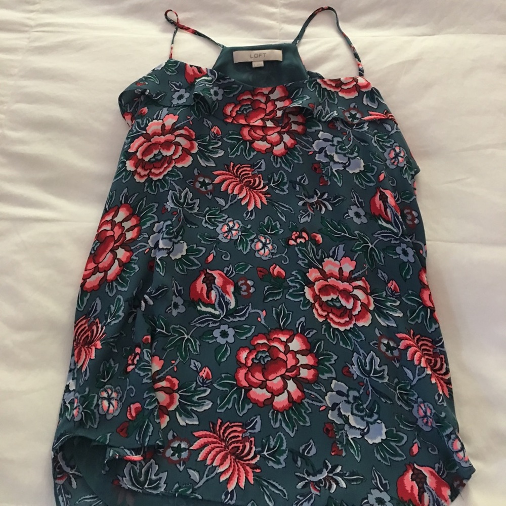 Loft floral top, size small