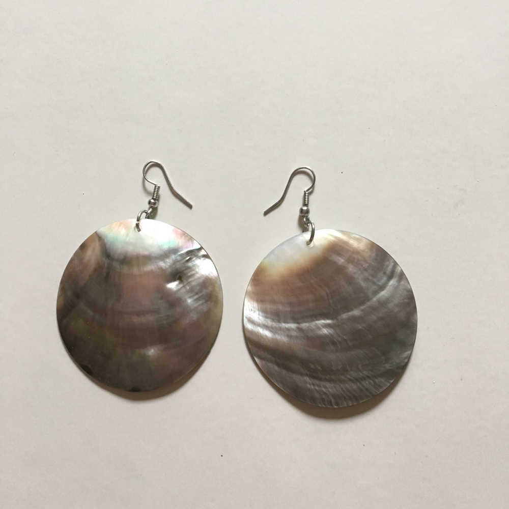 Abalone shell handmade earrings