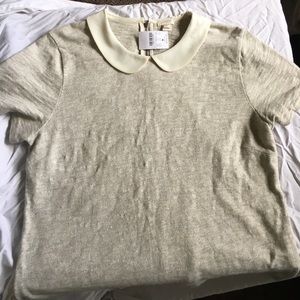 J Crew Peter Pan collar sweater / shirt