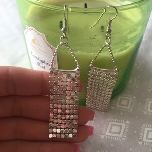 New Year’s Sparkle pendant earrings