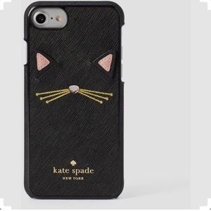 Kate Spade ♠️ 🐱 Leather Snap Case for IPhone 7