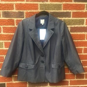 Halogen Pinstriped Blazer