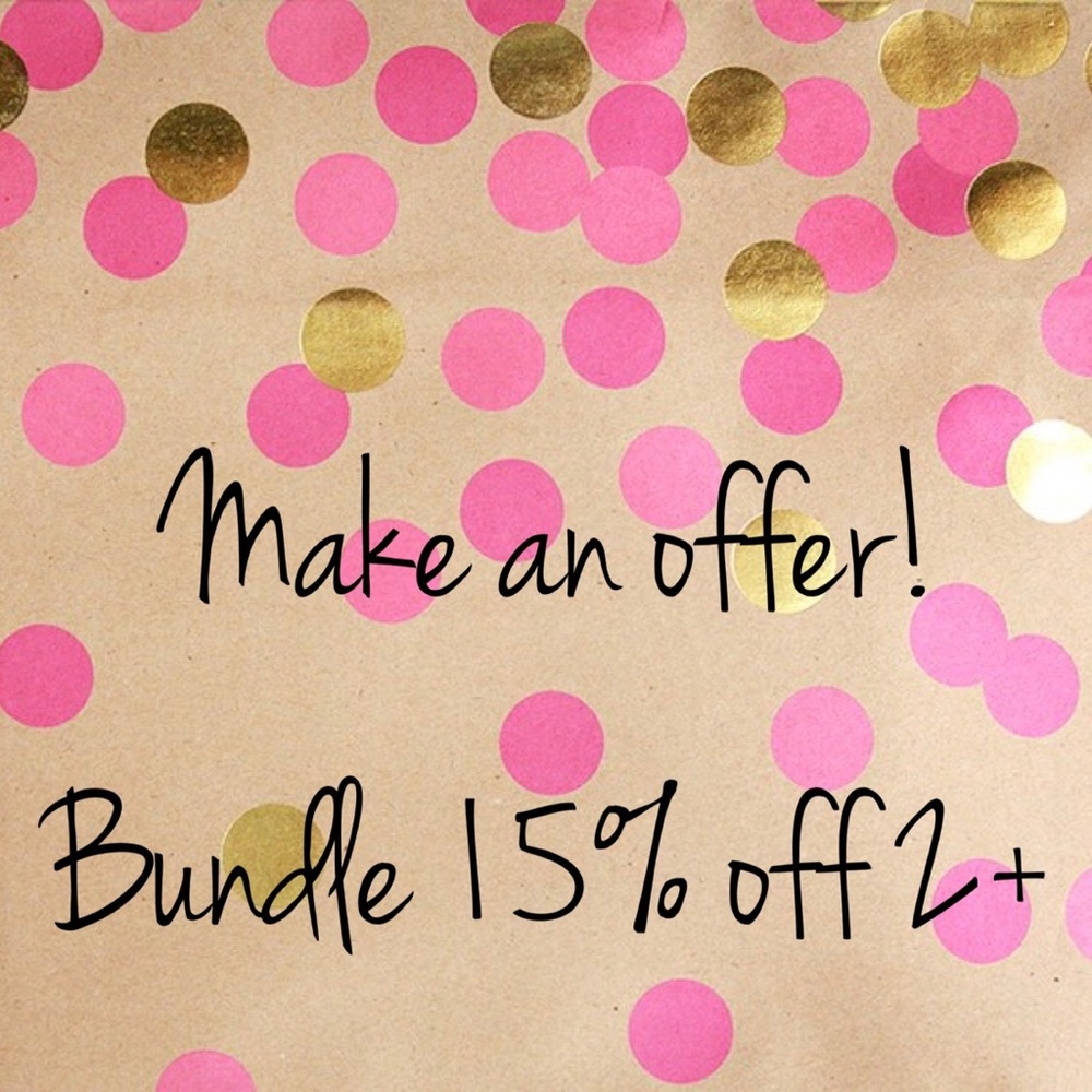 Accepting all reasonable offers!