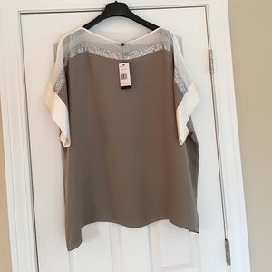 Lafayette 148 silk blouse