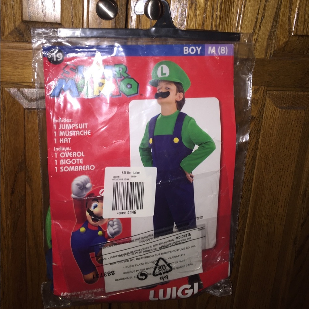 Luigi costume sz Medium (8)