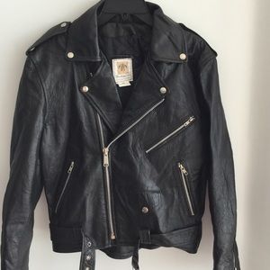 Leather jacket motorcycle