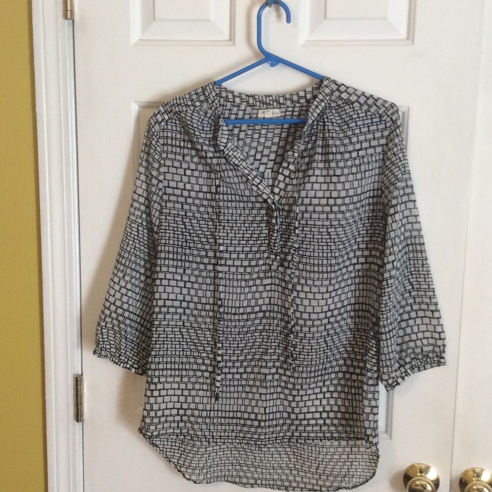 Sheer blouse