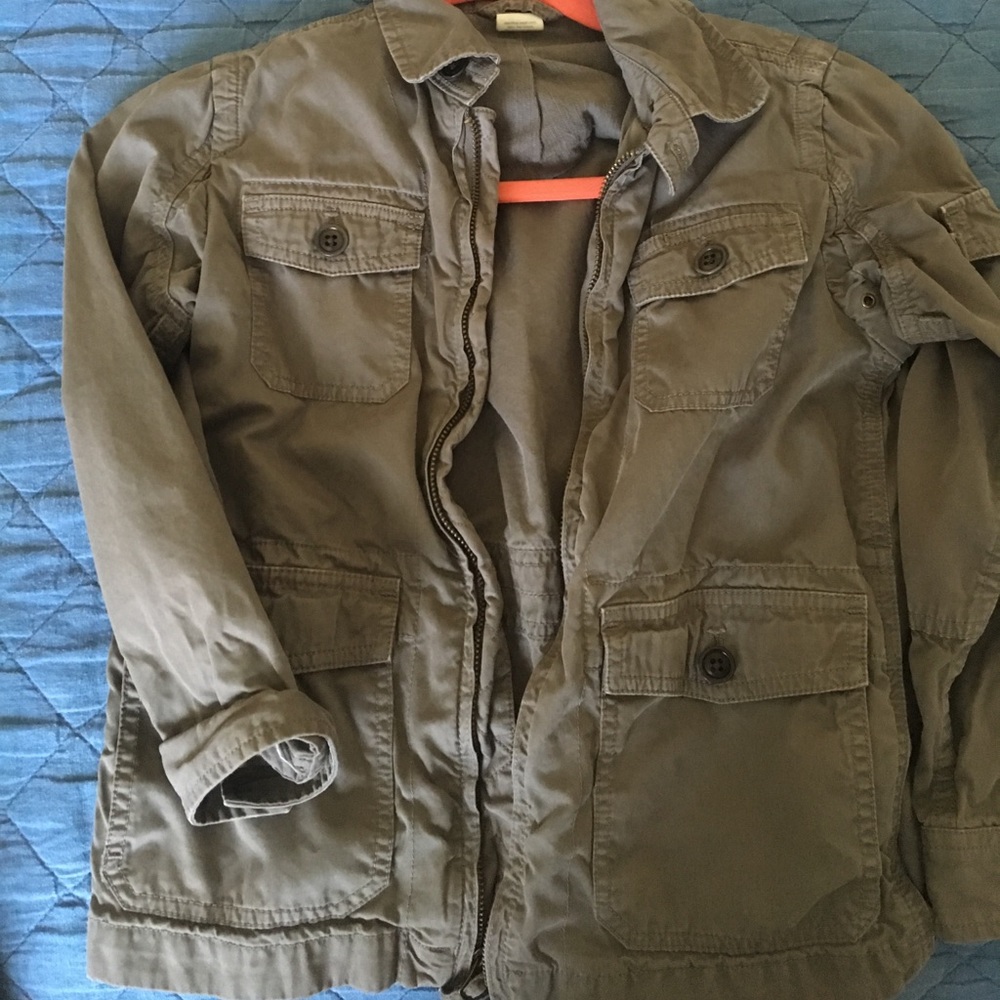 JCrew Boys Military Jacket 6/7