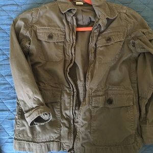 JCrew Boys Military Jacket 6/7