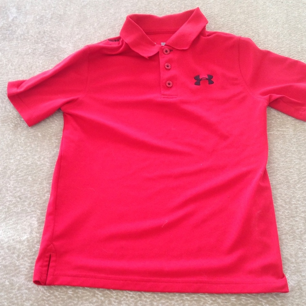 Under armour boys red shirt M