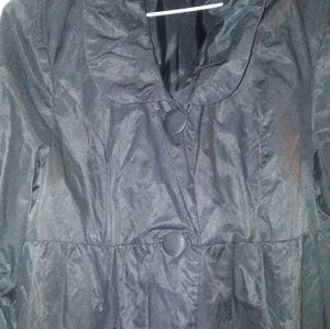 Stylish Babydoll Flare Peacock Coat