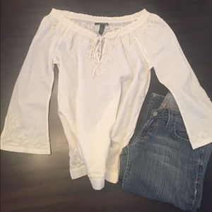 🎉Sale🎉👚Cream lucky brand tunic