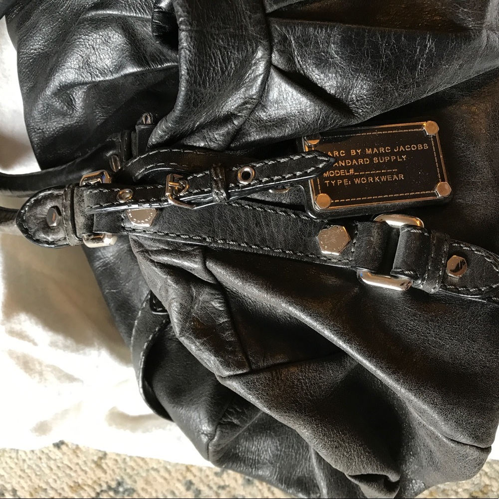 Marc by Marc Jacobs black leather satchel vintage