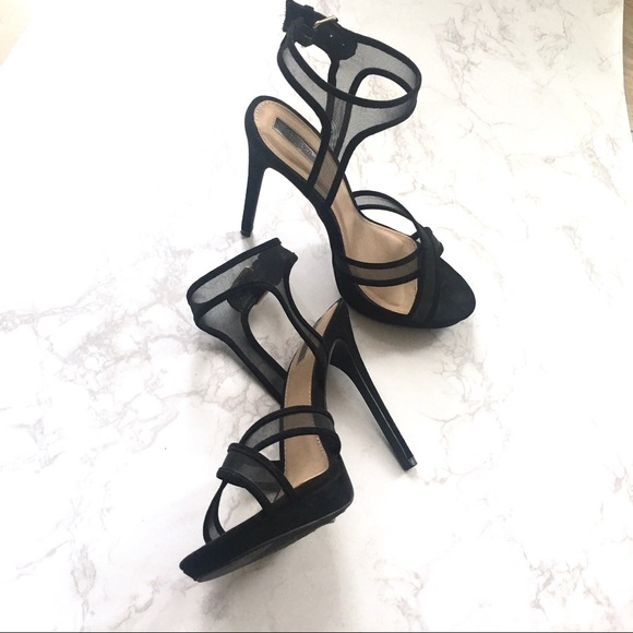 Forever 21 Shoes - Black Strappy Pumps/Heels