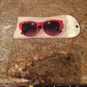 Toms red sunglasses