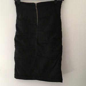 Nicole Miller Atelier ruched skirt