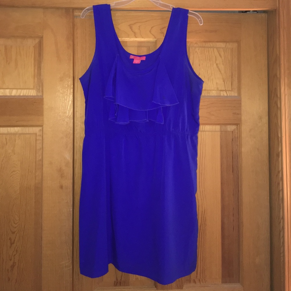 Royal blue tank dress