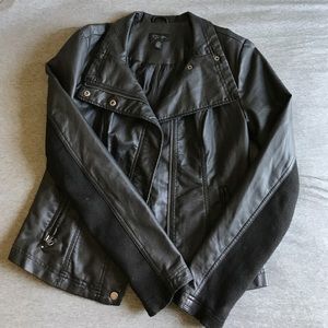 Pleather Moto Jacket