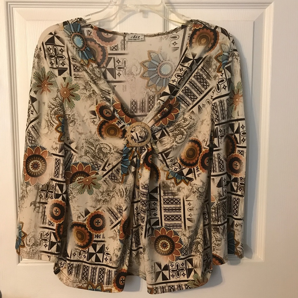 Xl blouse western theme