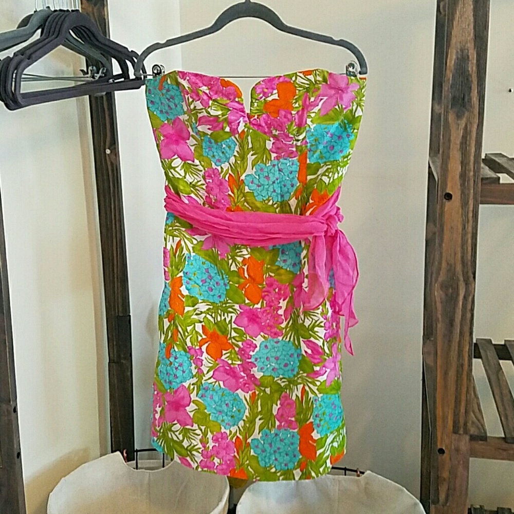 Milly strapless dress