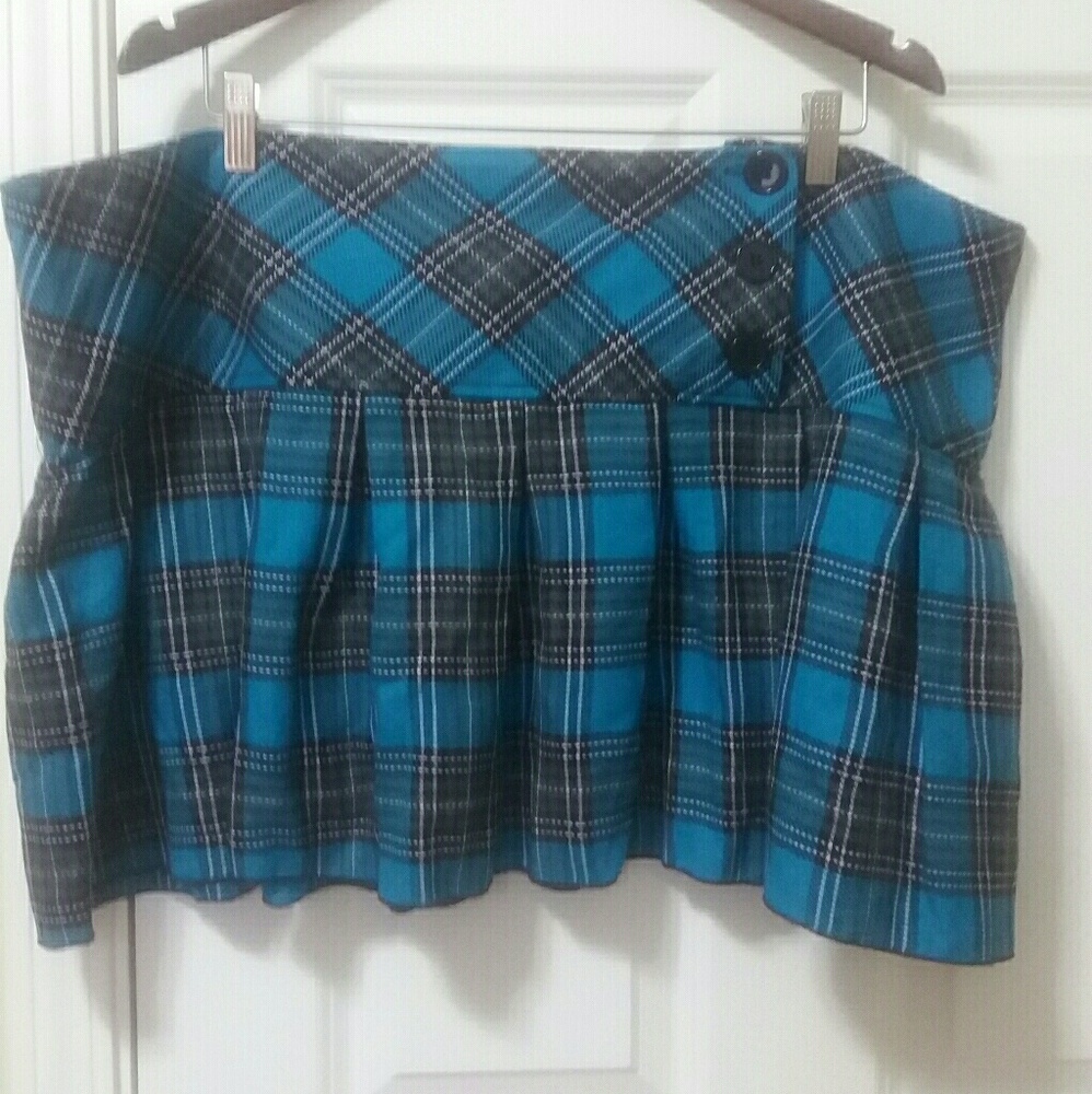 Sexy blue school girl skirt 3x