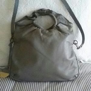 Bruno Magli charcoal grey handbag