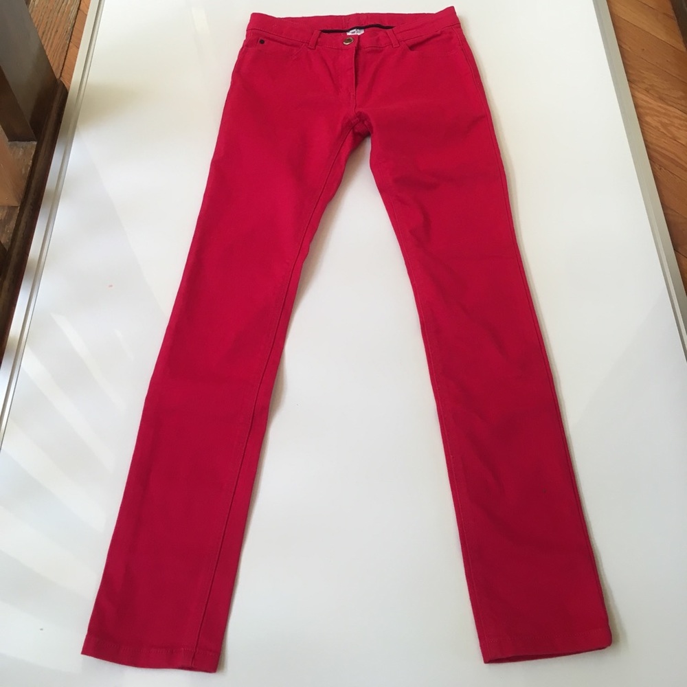 Jacadi Pants Red/Pink Size 12 Brand New