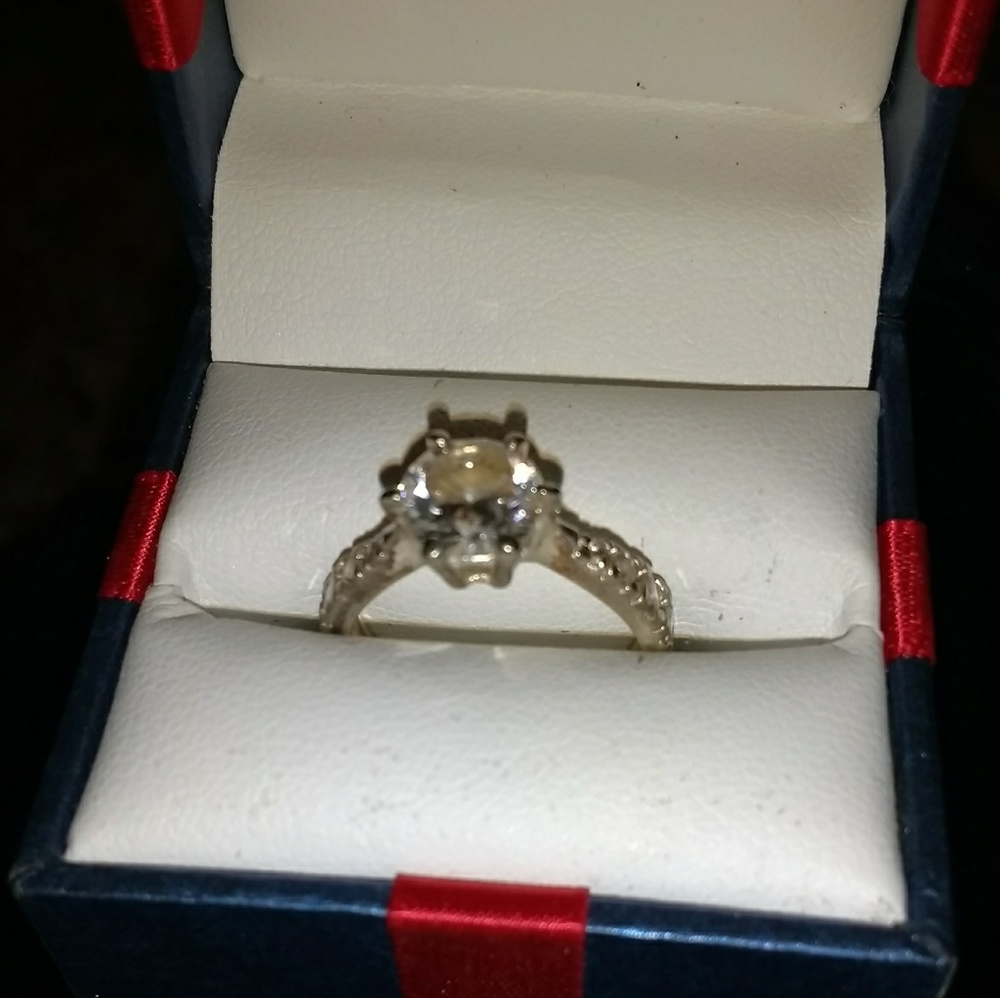 Gorgeous Sterling Silver Setting with CZ