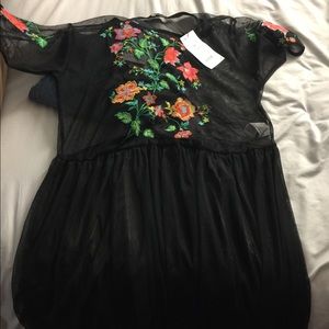 Sheer Black Zara Coverup