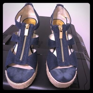 Michael Kors jean wedges